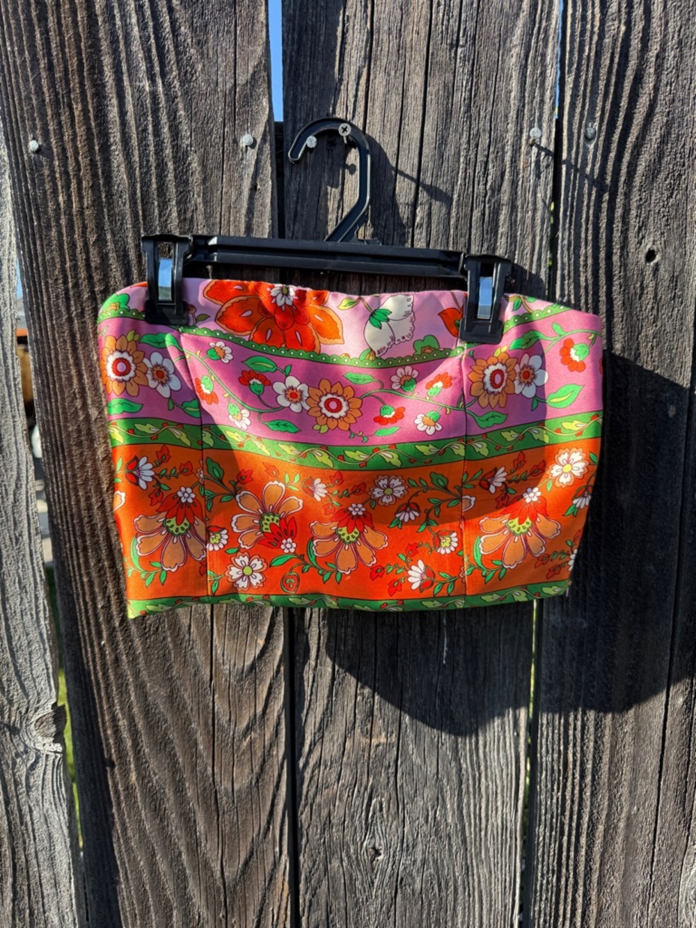 Vibrant Floral 2 Piece Set -Orange & Pink